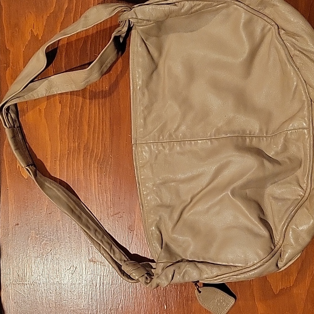 Vintage Taupe Anne Klein Hobo
